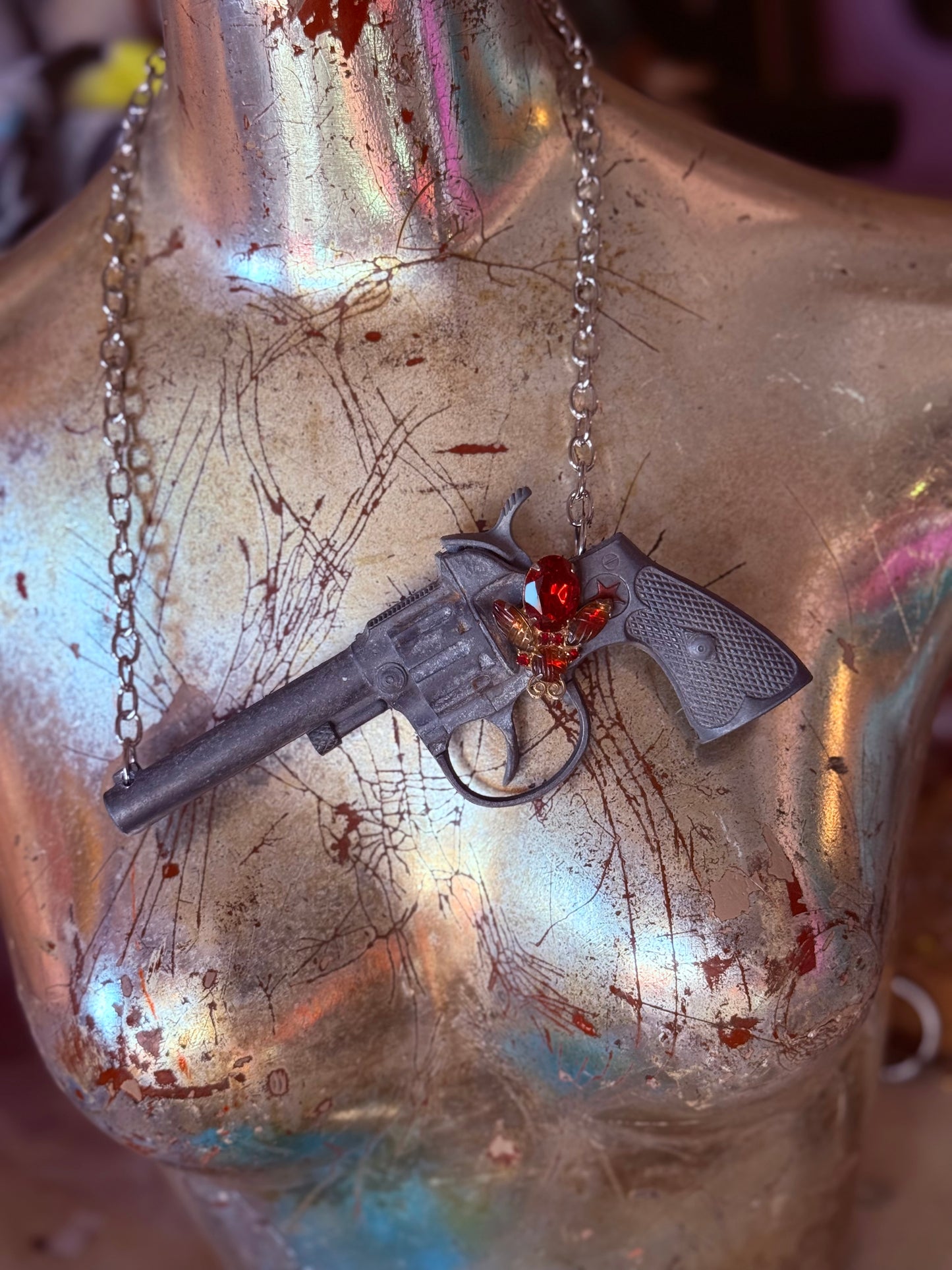 Pistol packin’ mama necklace