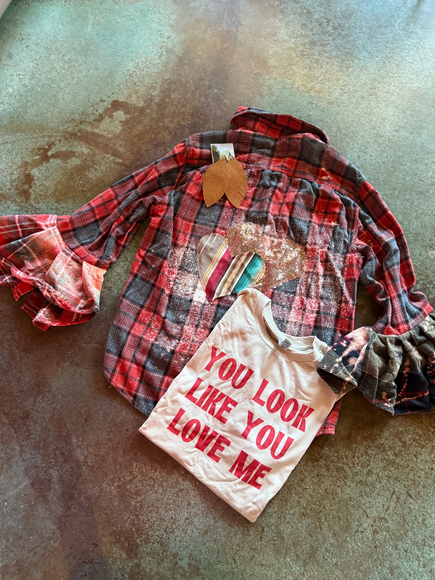 Large Valentine Flannel