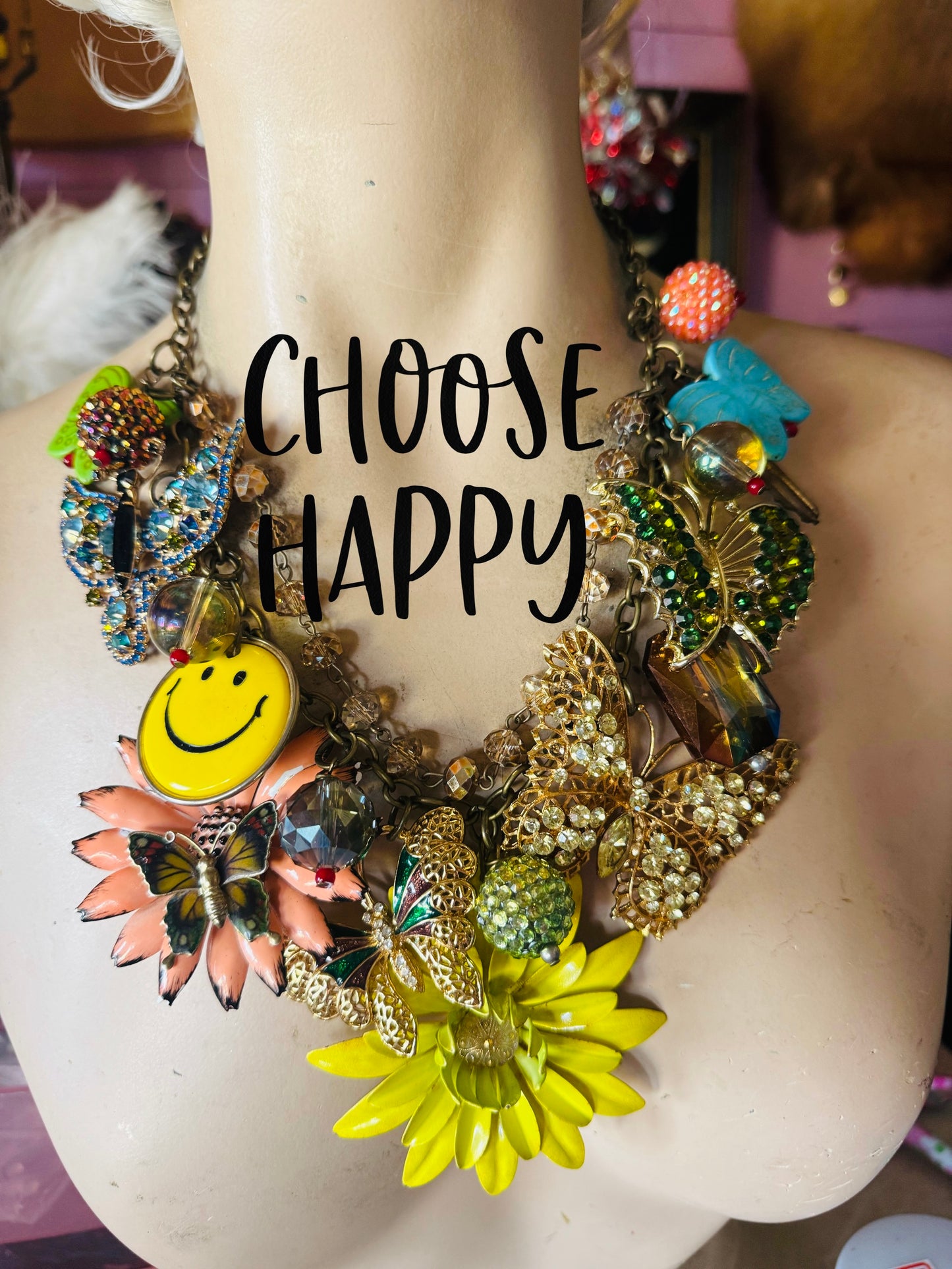 Happiness- Dolly Inspired necklace