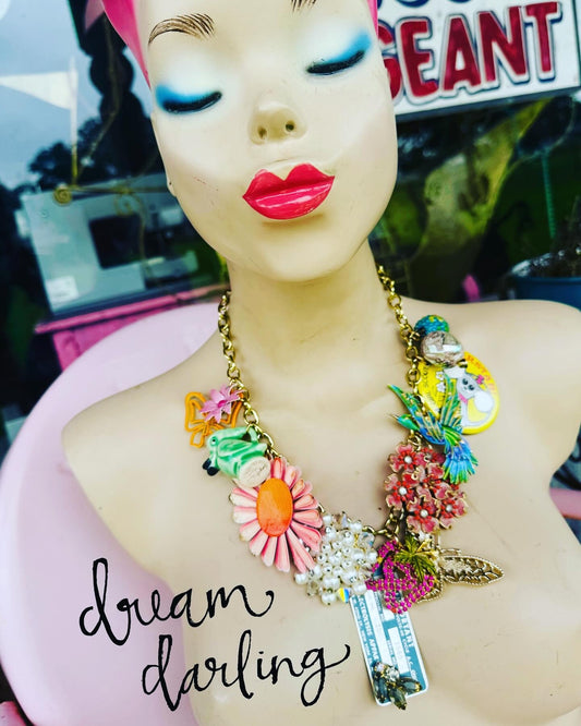 Happy Girl statement necklace