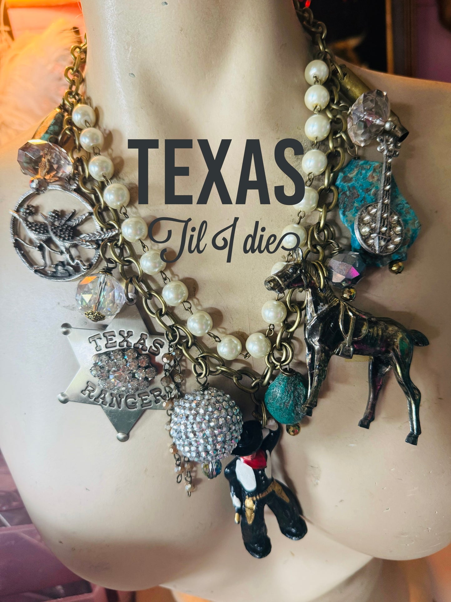 Texas When I Die necklace