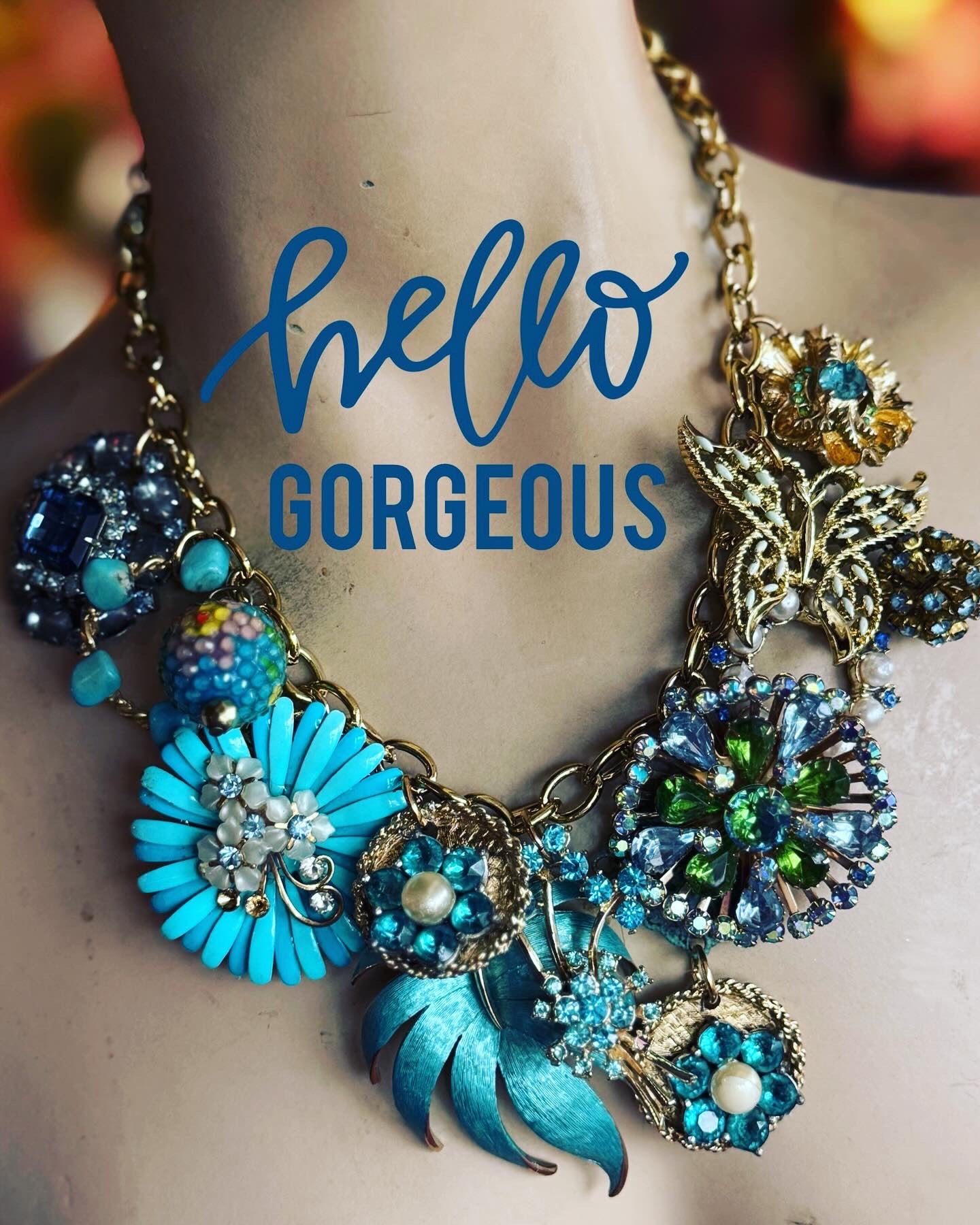 Blue Beauty Necklace