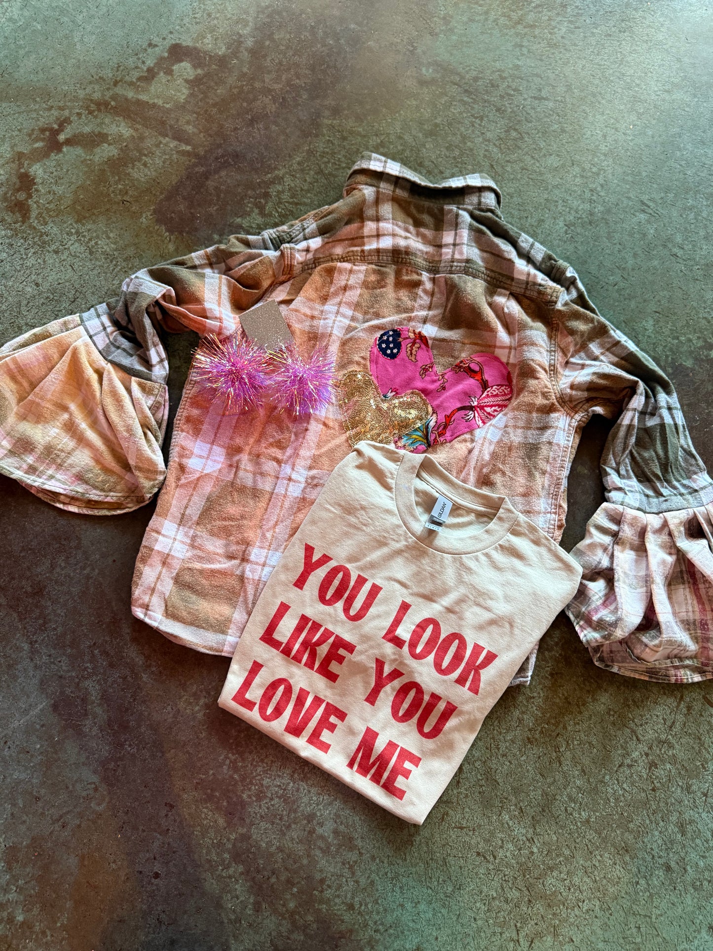 Medium Valentine Flannel