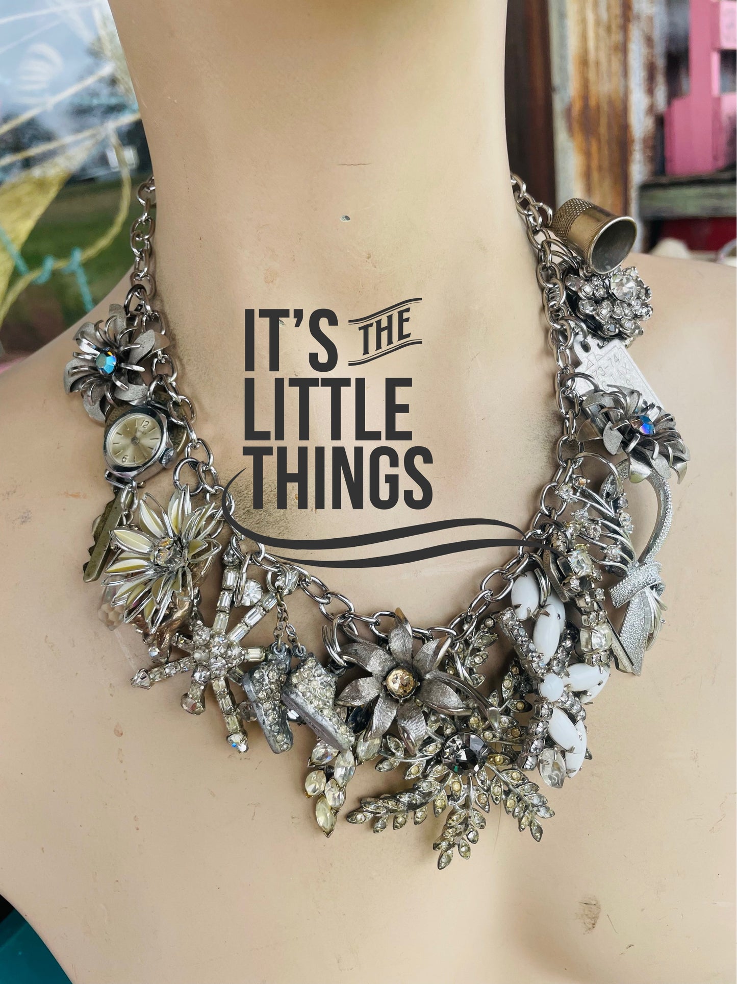 Silver Lining Vintage Necklace