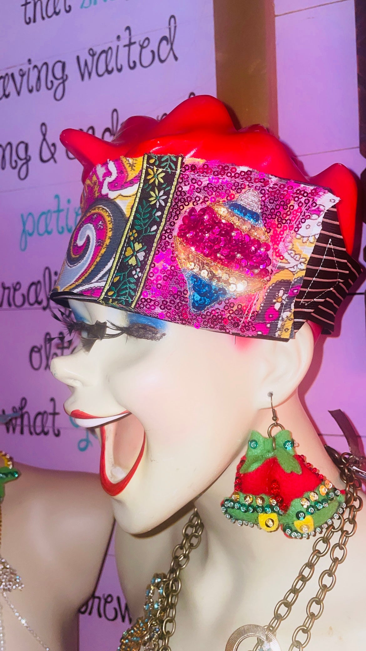 Necktie Headband w/ornament