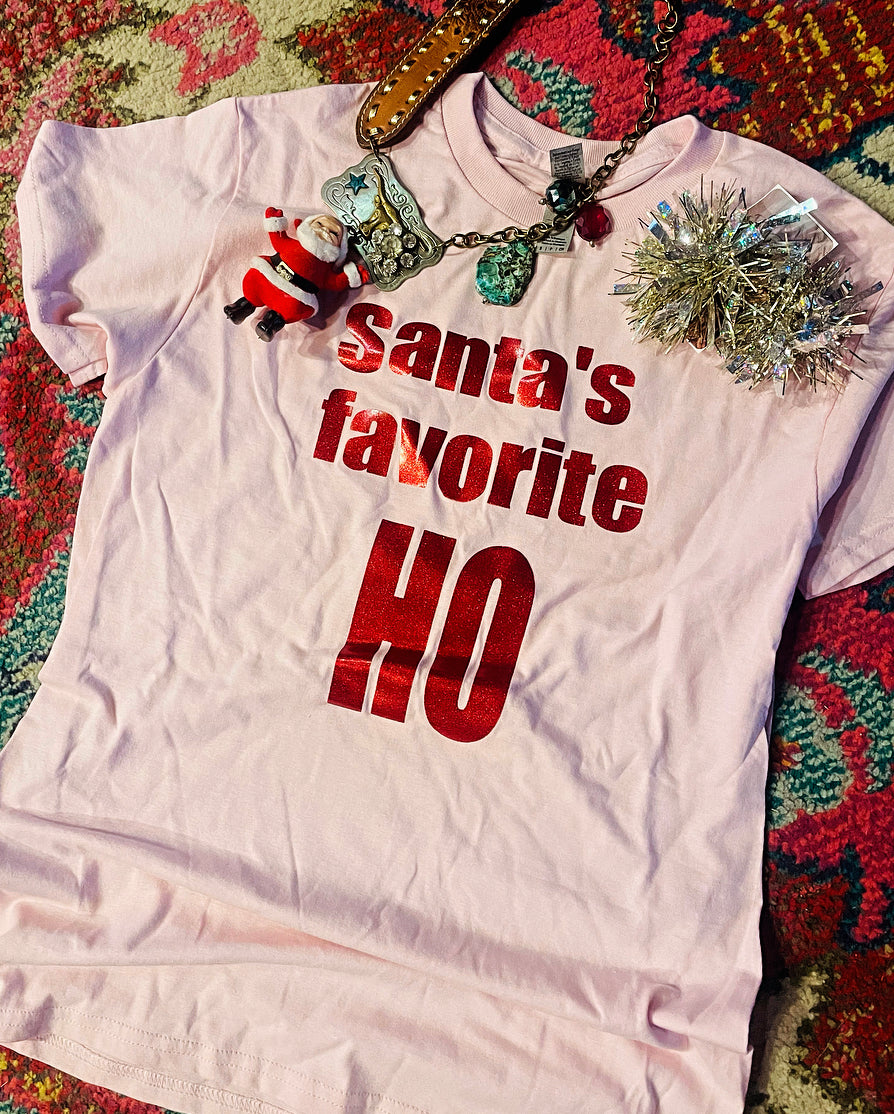 santa's favorite ho shirt