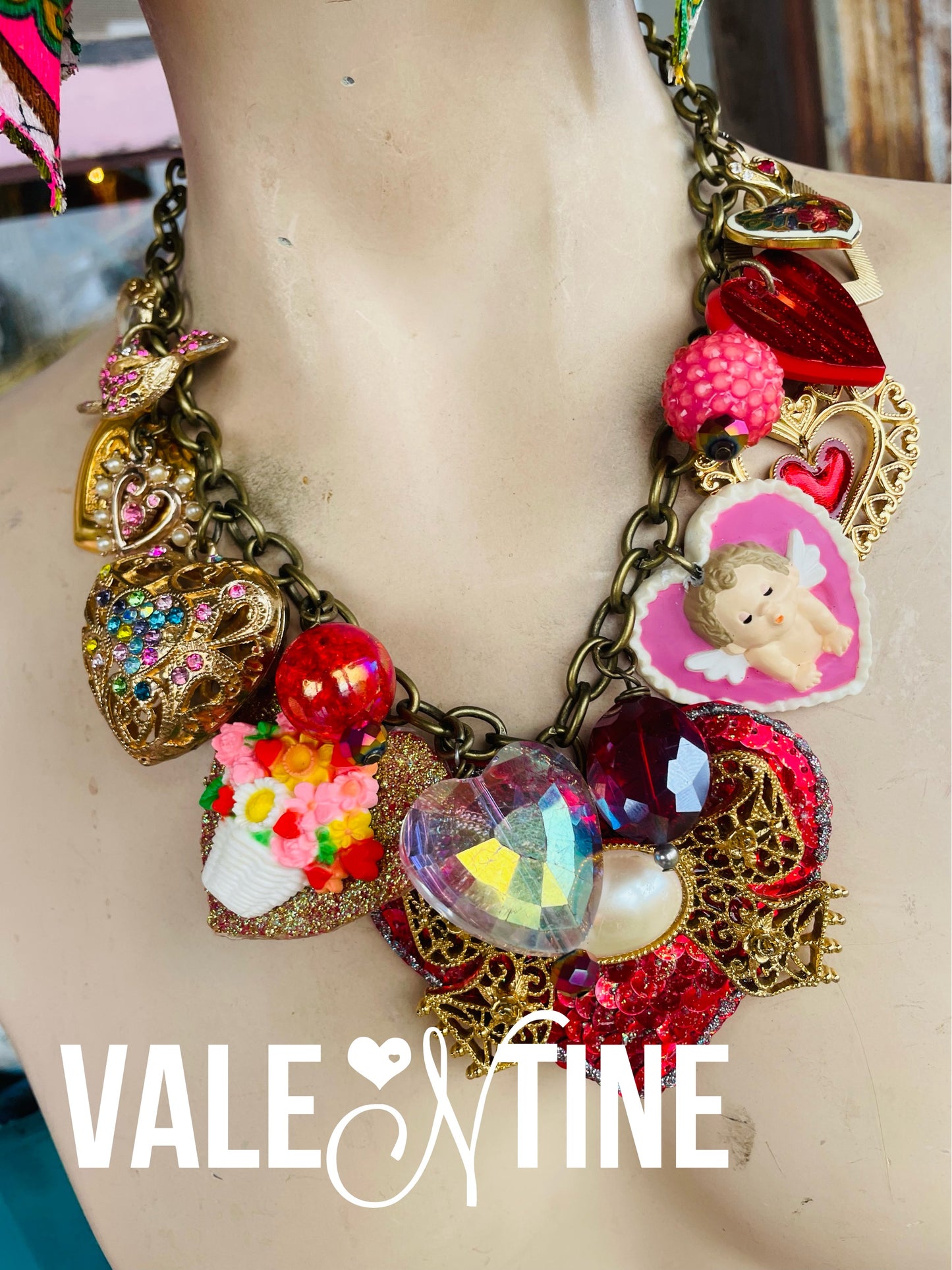 Vintage Valentine Necklace