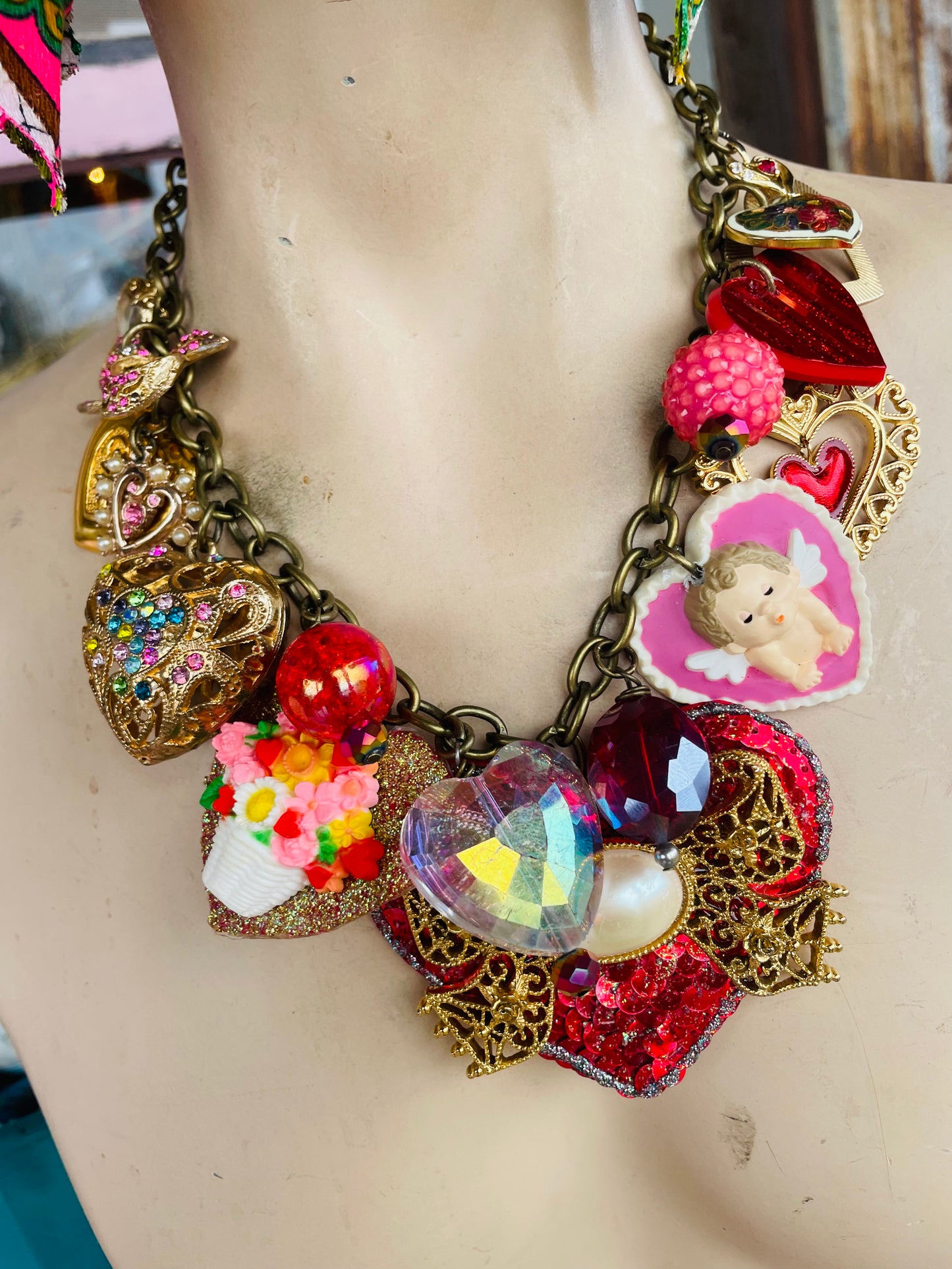 Vintage Valentine Necklace