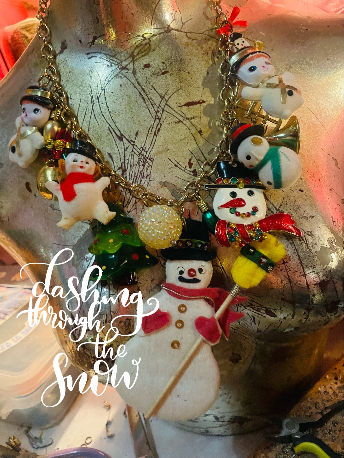 Frosty vintage necklace