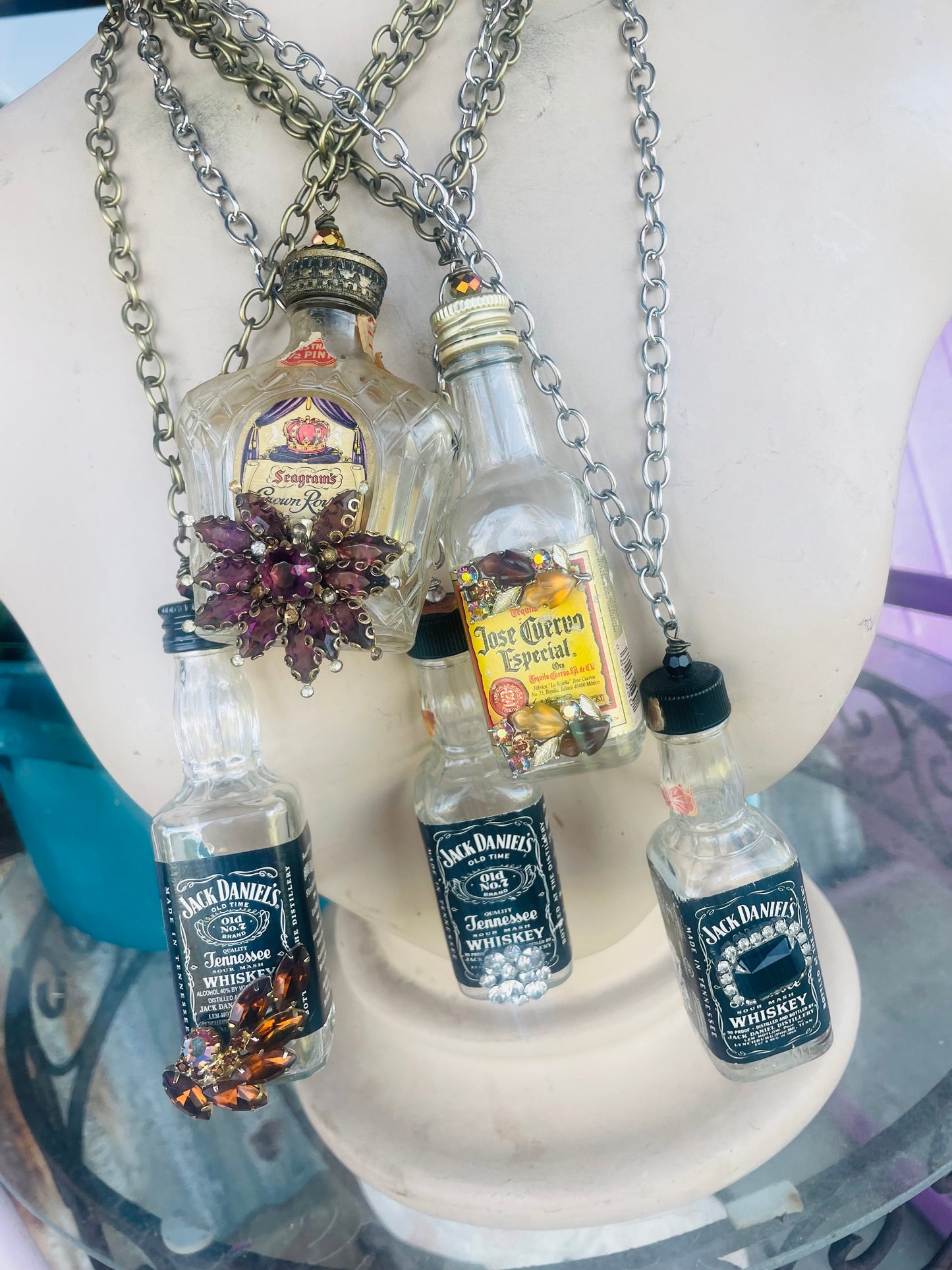 Jose Cuervo vintage necklace