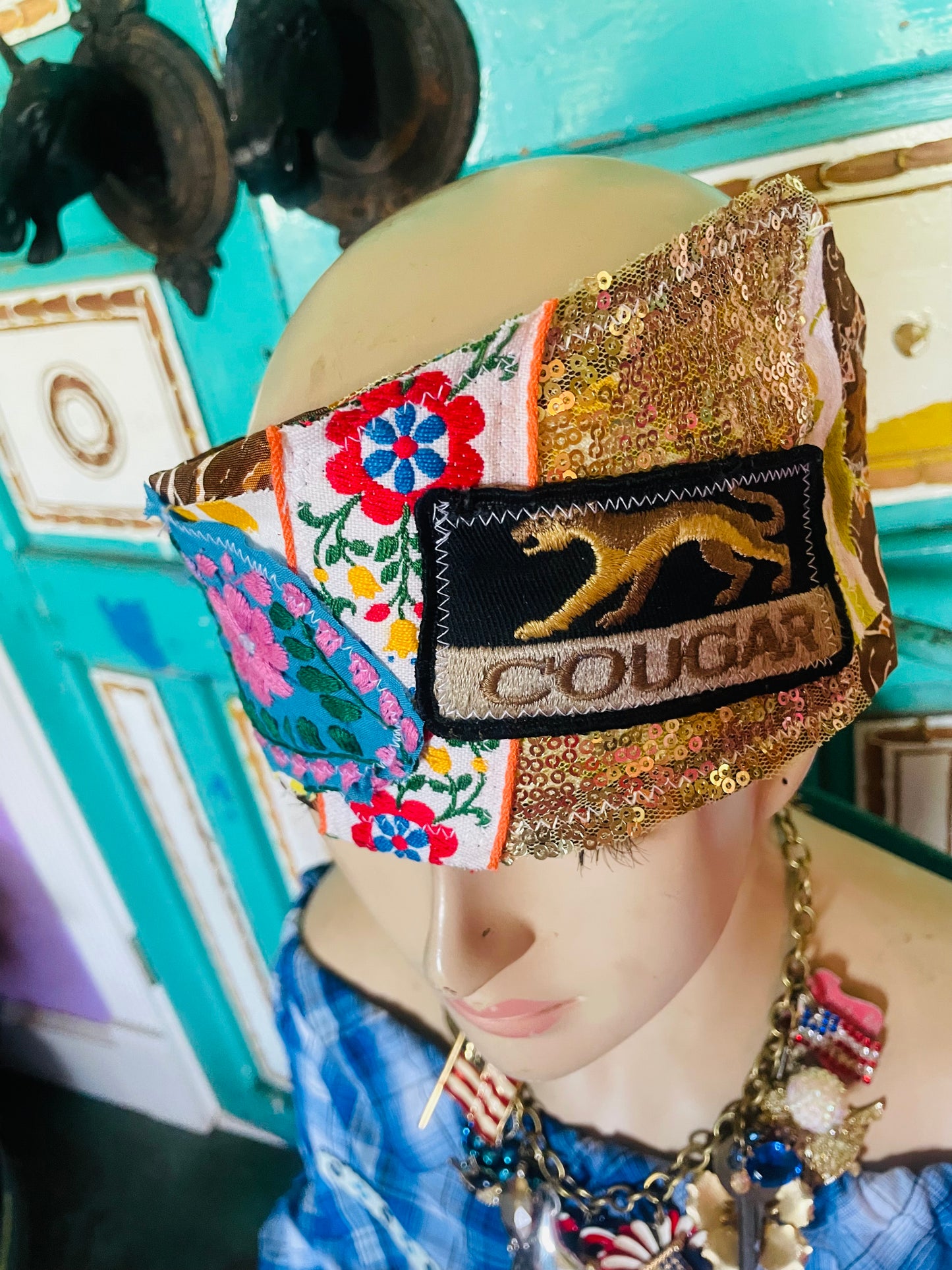 Vintage Cougar headband