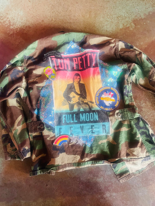 Vintage Tom Petty camo Small