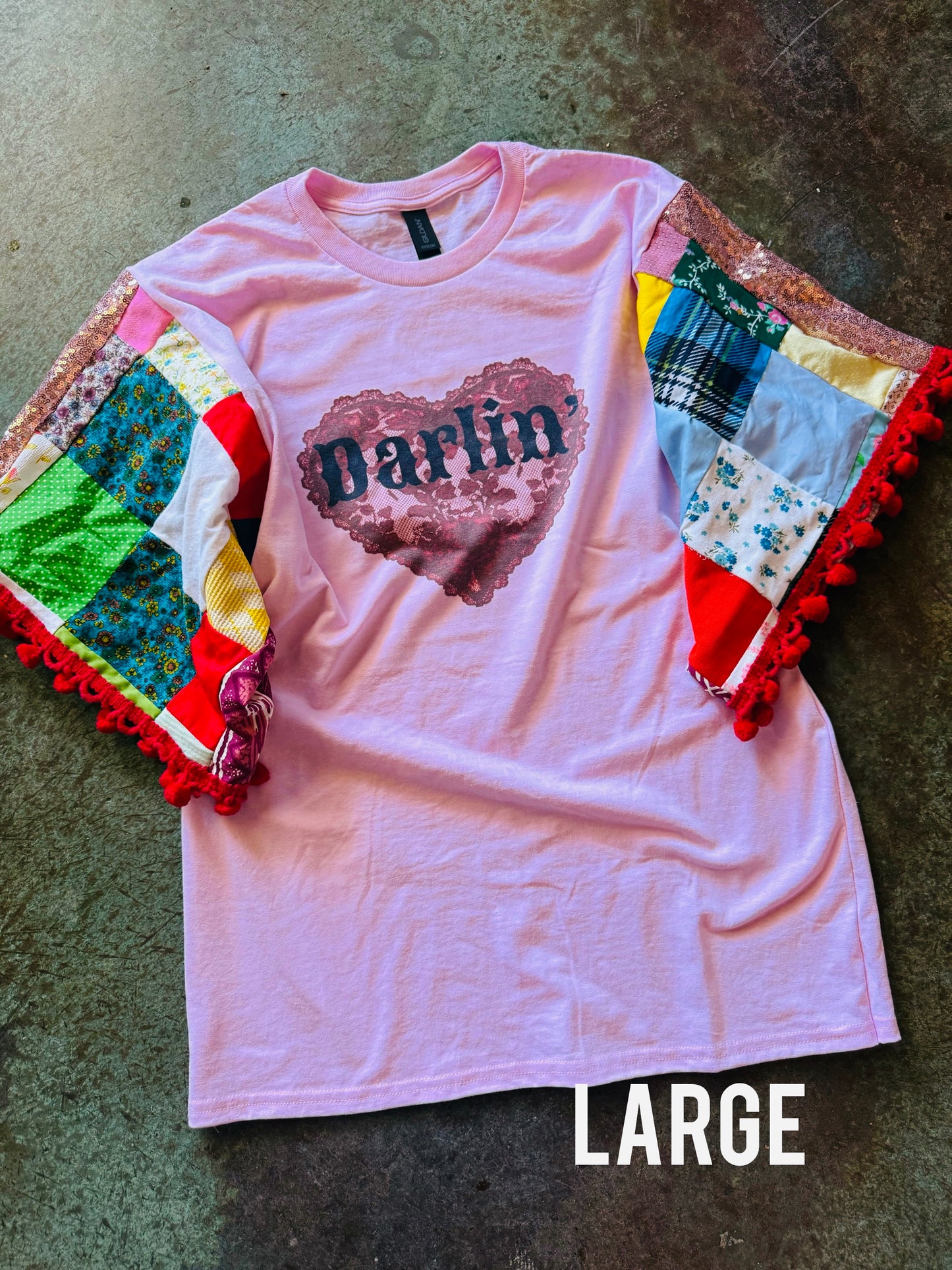 Darlin boho sleeve shirt