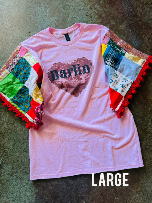 Darlin boho sleeve shirt