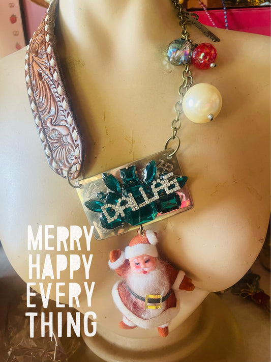 Santa Necklace with Dallas