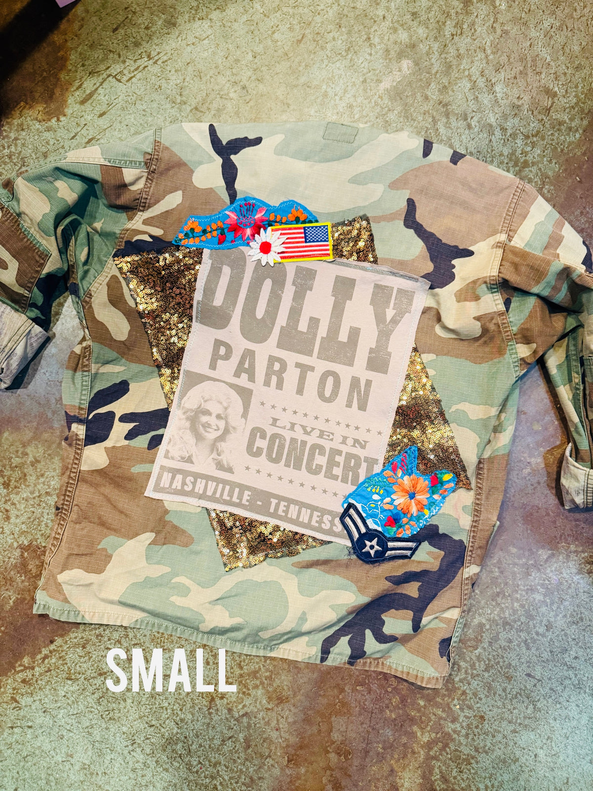Dolly copper sequins small