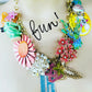 Happy Girl statement necklace