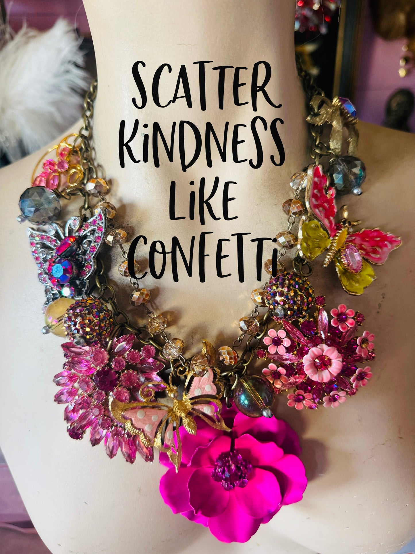 Kindness- Dolly inspired necklace
