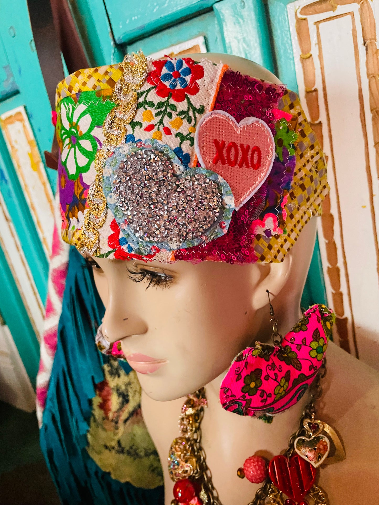 Xoxo vintage headband