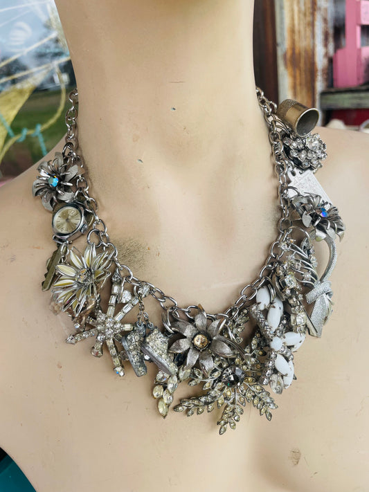 Silver Lining Vintage Necklace