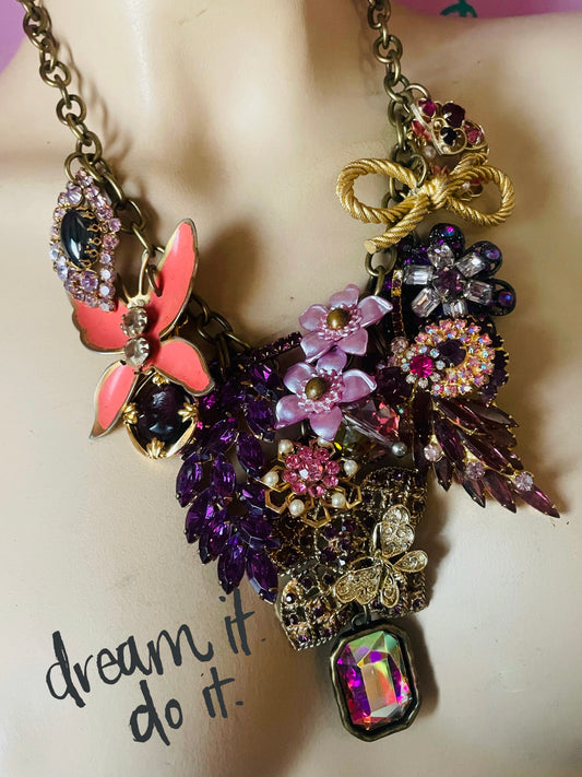 The Color Purple vintage necklace