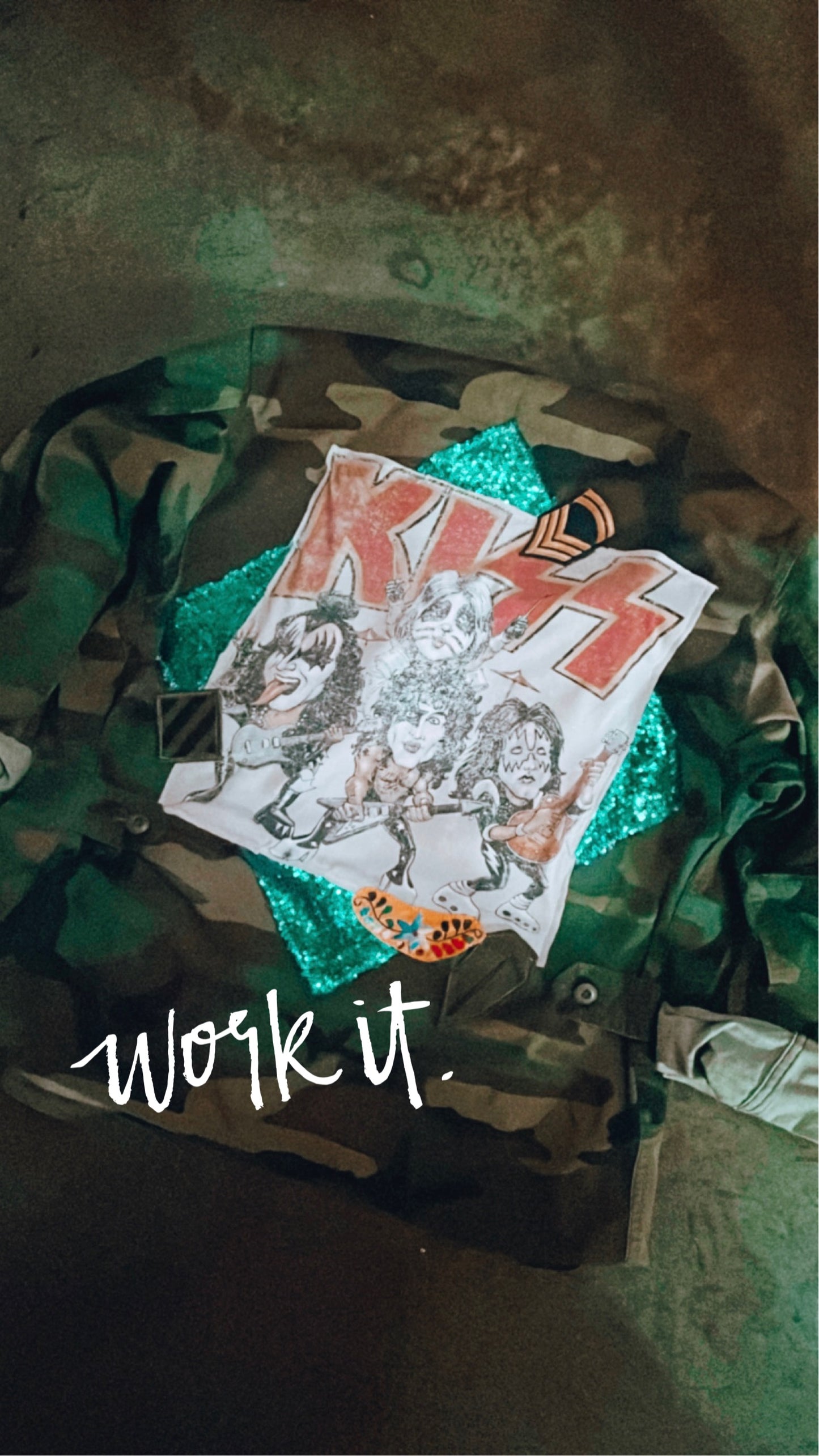 Kiss camo jacket